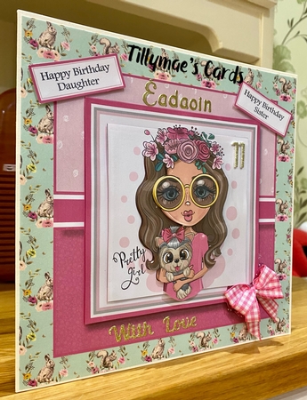 8x8 Pretty Girl Mini Kit - x6 A4 sheets  by Suzanne Kavanagh