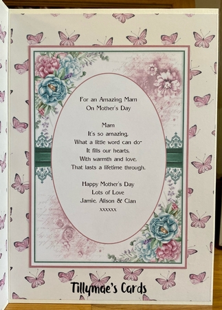Teal And Pink Peony Bouquet Mini Page Kit  by Suzanne Kavanagh