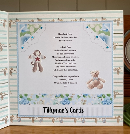 New baby Boy Mini Kit 8x8 by Suzanne Kavanagh