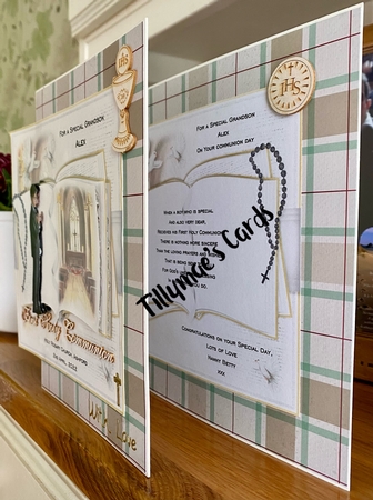 Boy Confirmation open Book Mini Kit  by Suzanne Kavanagh