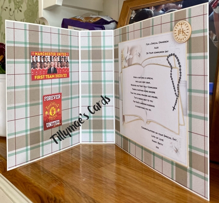 Boy Confirmation open Book Mini Kit  by Suzanne Kavanagh
