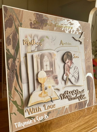 Boy Communion Open Book Mini Kit by Suzanne Kavanagh