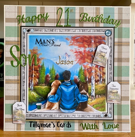 Mans Best Friend 7x7 Mini Page Kit  by Suzanne Kavanagh