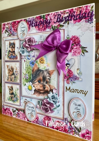 Yorkshire Terrier Puppy Collage Mini Page Kit by Suzanne Kavanagh