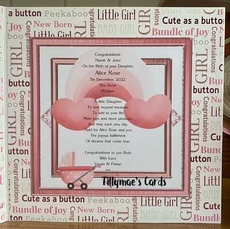Mummys New Baby Girl 2 by Suzanne Kavanagh