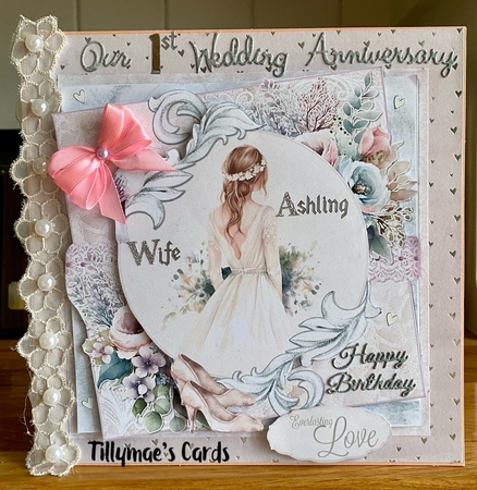 Forever Begins Today 8  7.75x7.75 Simply Cards  by Suzanne Kavanagh