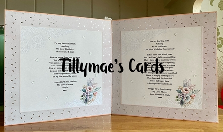 Forever Begins Today 8  7.75x7.75 Simply Cards  by Suzanne Kavanagh