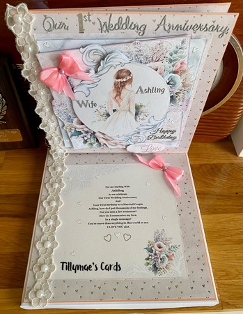 Forever Begins Today 8  7.75x7.75 Simply Cards  by Suzanne Kavanagh