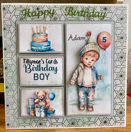 Birthday Boy mini kit by Suzanne Kavanagh