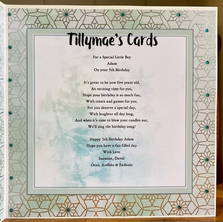 Birthday Boy mini kit by Suzanne Kavanagh