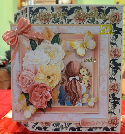 Picking Flowers - Decoupage Card Mini Kit by Suzanne Kavanagh