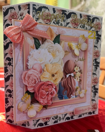 Picking Flowers - Decoupage Card Mini Kit by Suzanne Kavanagh