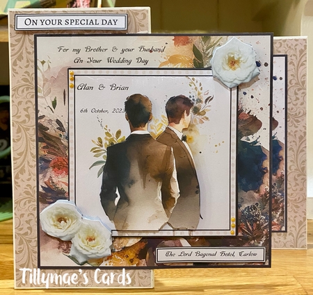 Mr & Mr Wedding Card Mini Kit by Suzanne Kavanagh