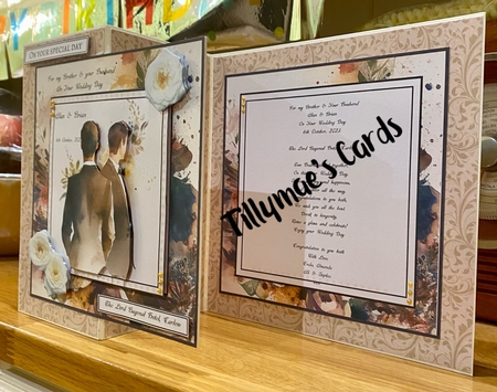 Mr & Mr Wedding Card Mini Kit by Suzanne Kavanagh