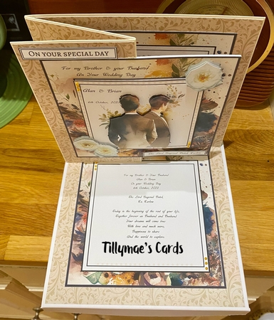 Mr & Mr Wedding Card Mini Kit by Suzanne Kavanagh