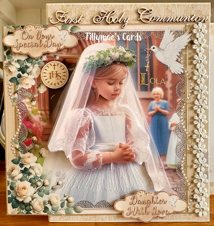 Holy Communion Girl Flower Crown Mini Kit  by Suzanne Kavanagh