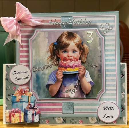Watercolour Birthday Girl  by Suzanne Kavanagh