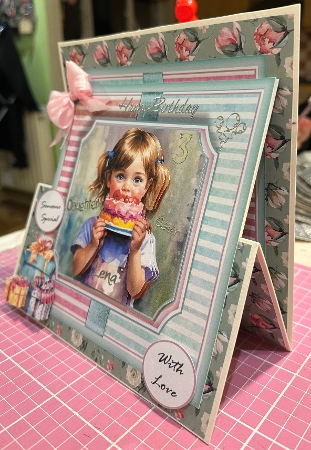 Watercolour Birthday Girl  by Suzanne Kavanagh