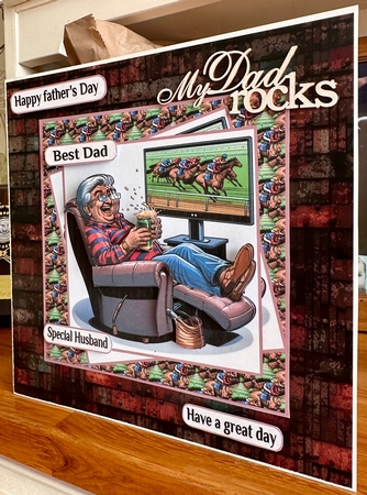 Horse racing and a beer  by Suzanne Kavanagh