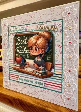 Best Teacher 7x7 by Suzanne Kavanagh