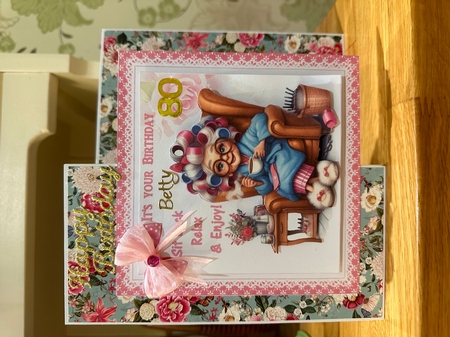 7x7 Relax sit back enjoy your day choice of four mini kit by Suzanne Kavanagh