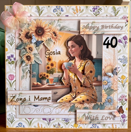But First Coffee and Sunflowers Mini Kit by Suzanne Kavanagh