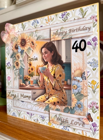 But First Coffee and Sunflowers Mini Kit by Suzanne Kavanagh
