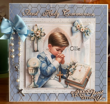 7x7 Boys first communion choice of four mini kit by Suzanne Kavanagh