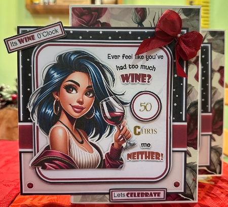 Too Much Wine Girl 2 Mini Kit by Suzanne Kavanagh
