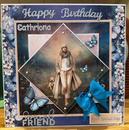 A Country Walk - Diamond Pyramid Card Mini Kit by Suzanne Kavanagh