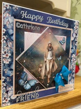 A Country Walk - Diamond Pyramid Card Mini Kit by Suzanne Kavanagh