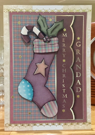 Country Christmas Stocking - Grandad by Suzanne Kavanagh
