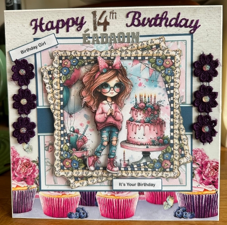 6x6 ~ Sweet Birthday Girl by Suzanne Kavanagh