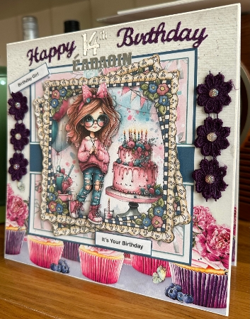 6x6 ~ Sweet Birthday Girl by Suzanne Kavanagh