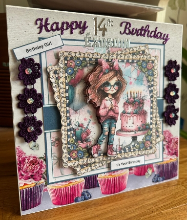 6x6 ~ Sweet Birthday Girl by Suzanne Kavanagh