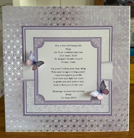 CONFIRMATION - GIRLS request by Suzanne Kavanagh