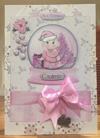 Baby's First Christmas Pink by Suzanne Kavanagh