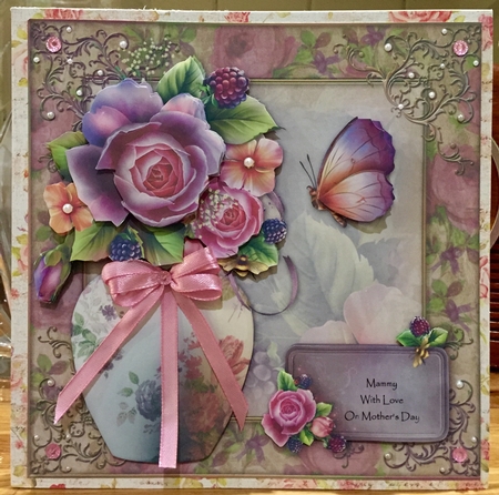 Butterfly & Blooms 8x8 Mini Kit by Suzanne Kavanagh