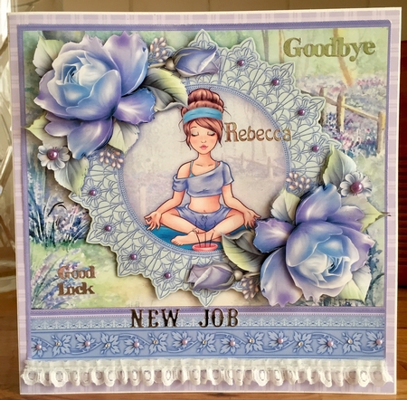 Yoga the Mind Easily Goes Blank Mini Kit & Decoupage by Suzanne Kavanagh