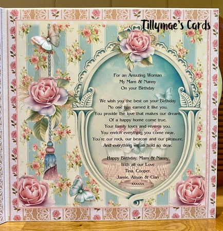 Shabby Chic Countryside Cupcakes Card Front Kit by Suzanne Kavanagh