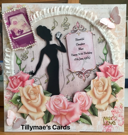Sweet Music Rocker Shaped Card Mini Kit by Suzanne Kavanagh