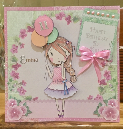 Pretty Birthday Party Girl Mini Kit by Suzanne Kavanagh