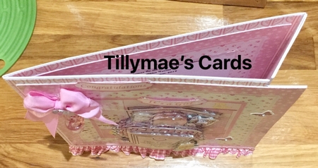 Cute Cradle New Baby Girl 8x8 Mini Kit & Decoupage by Suzanne Kavanagh