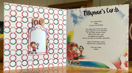 8x8 My Little Soccer Star Red Mini Kit by Suzanne Kavanagh