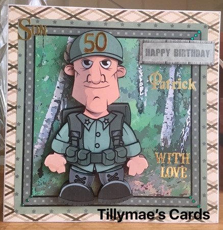 Brave Soldier Card Mini Kit by Suzanne Kavanagh