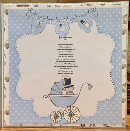 A Baby Boy Mini Card Kit by Suzanne Kavanagh