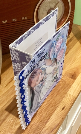 Wedding Day Bride & Groom Hugs 8x8 Mini Kit & Decoupage by Suzanne Kavanagh
