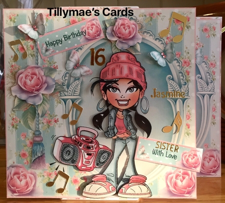 Music Love Card Front Kit by Suzanne Kavanagh