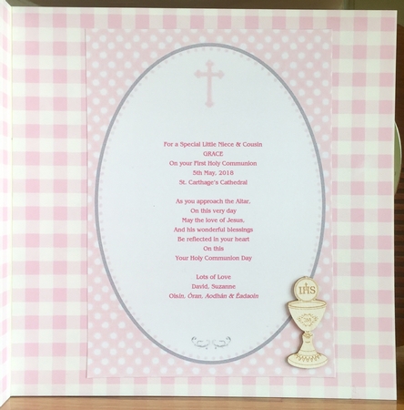 On Your Special Day , Girls Communion  by Suzanne Kavanagh