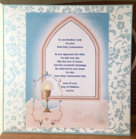 On Your Special Dasy, Boys Communion by Suzanne Kavanagh